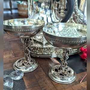 Bacchus‎ Silver Plate Toasting Goblet